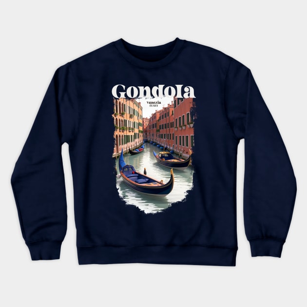 Gondola water taxi Crewneck Sweatshirt by BAJAJU